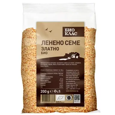 ЛЕНЕНО семе златно 200 гр Био Класа