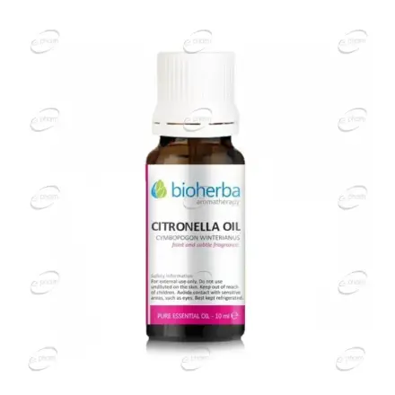 ЕТЕРИЧНО МАСЛО ОТ ЦИТРОНЕЛА BIOHERBA