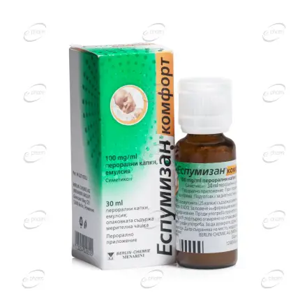 ЕСПУМИЗАН КОМФОРТ перорални капки, емулсия BERLIN-CHEMIE