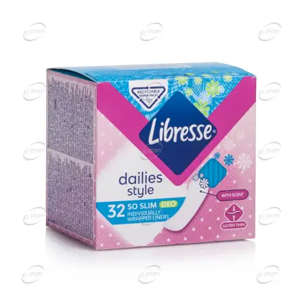 LIBRESSE SO SLIM DEO Ежедневни дамски превръзки