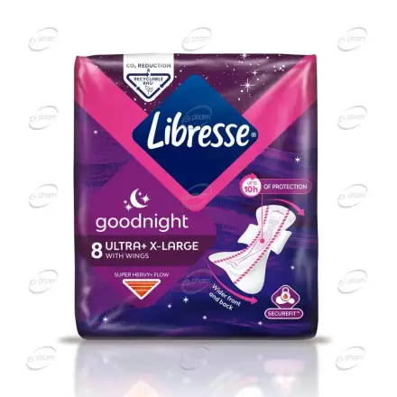 LIBRESSE Goodnight Ultra X-large Нощни дамски превръзки
