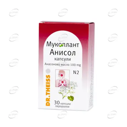 МУКОПЛАНТ АНИСОЛ капсули Dr.Theiss