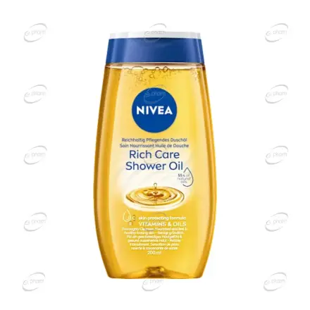 NIVEA Rich Care Подхранващо душ олио