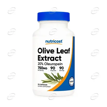 МАСЛИНА Лист капсули Nutricost