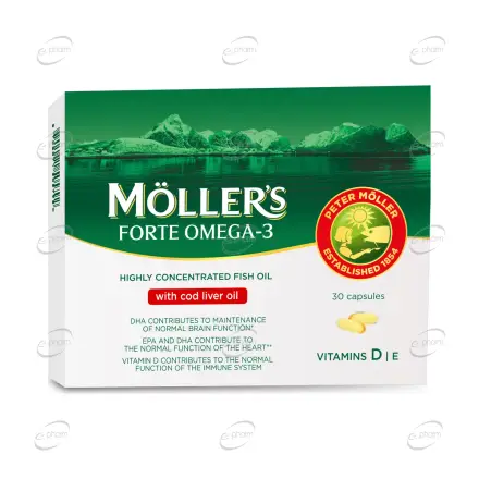 ОМЕГА-3 ФОРТЕ капсули Möllers