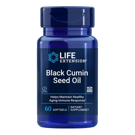 Black Cumin Seed Oil / Черен кимион (масло от семена) 60 софтгел капсули Life Extension