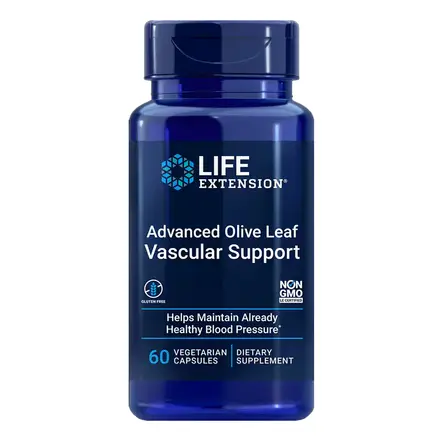 Advanced Olive Leaf Vascular Support with Celery Seed Extract / Маслина (лист) + Целина (семена) 60 V капсули Life Extension