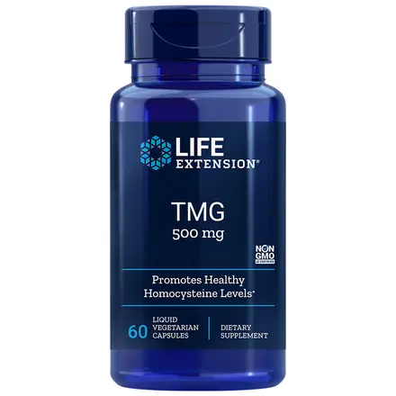 ТMG / ТРИМЕТИЛГЛИЦИН 500 mg 60 V капсули Life Extension