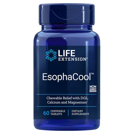 EsophaCool™ /Добро храносмилане, 60 дъвчащи таблетки, Life Extension