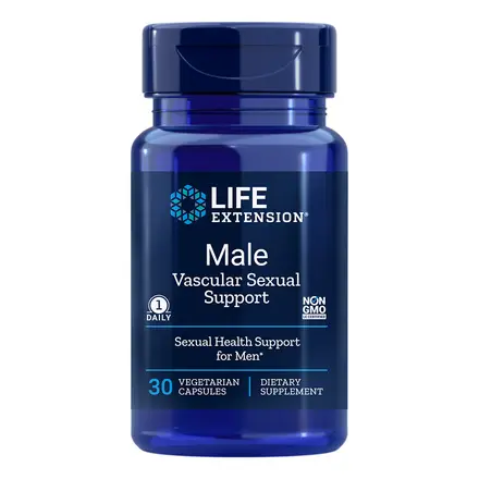 В подкрепа на сексуалната функция при мъже Male Vascual Sexual Support 30 капсули, Life Extension