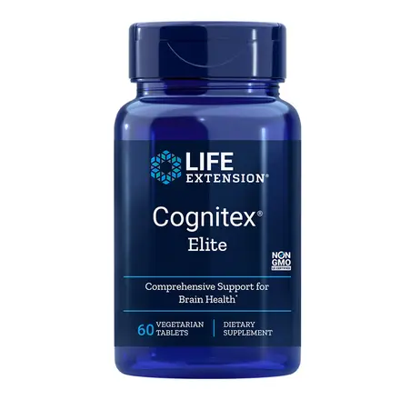 Cognitex® Elite / Памет и концентрация, 60 таблетки, Life Extension