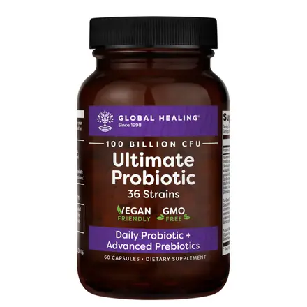 Ultimate Probiotic 100 млрд. активни пробиотици, 36 щама х 60 капсули, Global Healing