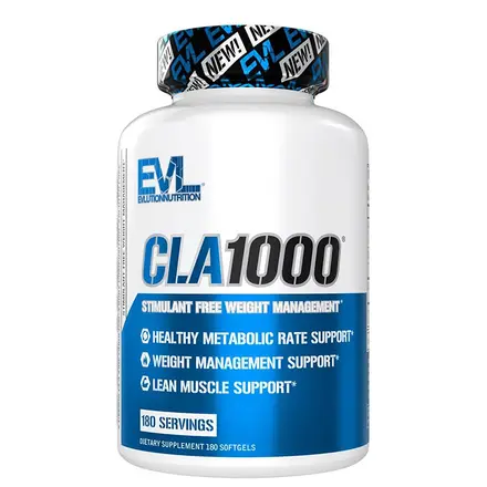 КЛА 1000 mg (Конюгирана линолова киселина) x 180 софтгел капсули, Evlution Nutrition