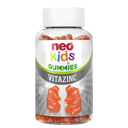 Мултивитамини с цинк за деца Гъми x 30 желирани таблетки, Neovital Health