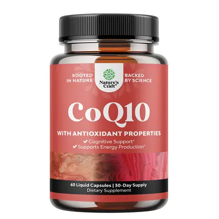Коензим Q10 (убиквинон) 100 mg x 60 капсули, Nature's craft