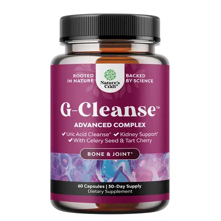 G-Cleans Advanced Complex (за нормални нива на пикочната киселина) x 60 капсули, Nature's craft