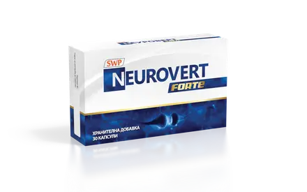 Neurovert Forte, Sun Wave Pharma, за памет и концентрация, 30 капсули