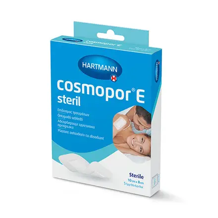 Hartmann Cosmopor Sterile 10x8 cm, 5 pcs / Хартманн Космопор стерилен пластир 10x8 см, 5 бр