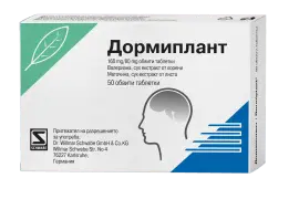 ДОРМИПЛАНТ ЗА ЛЕЧЕНИЕ НА БЕЗПОКОЙСТВО И СМУЩЕНИЯ НА СЪНЯ, Х 50 ТАБЛЕТКИ