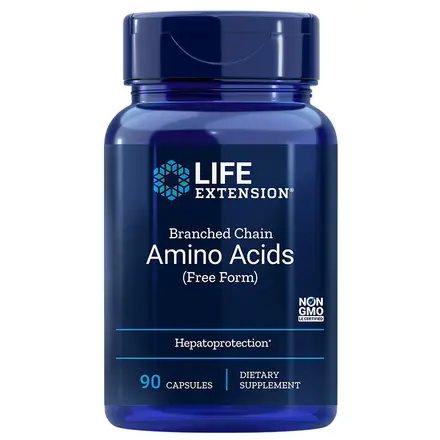 BCAA/ Branched Chain Amino Acids / Аминокиселини с разклонена верига 90 капсули Life Extension