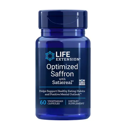 Optimized Saffron with Satiereal / Шафран 88.25 mg, 60 капсули Life Extension