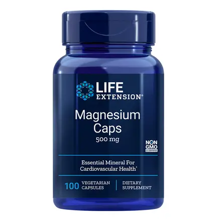 Magnesium / Магнезий 500 mg 100 V- капсули Life Extension