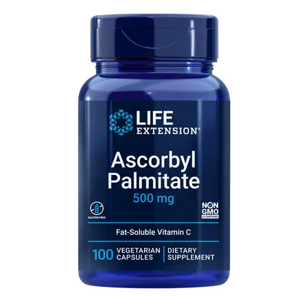 Ascorbyl Palmitate / Аскорбил Палмитат 500 mg 100 V капсули Life Extension