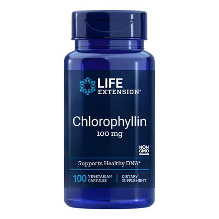 Chlorophyllin / ХЛОРОФИЛИН 100 mg 100 V капсули Life Extension