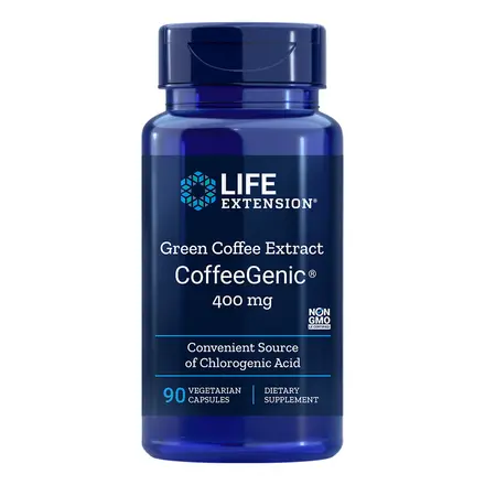 Green Coffee Extract CoffeeGenic / Зелено кафе 400 mg 90 капсули Life Extension