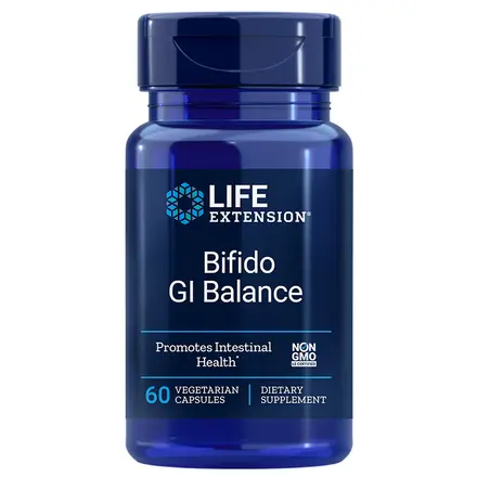 Bifido GI Balance / Гастроинтестинален баланс (бифидобактерии 2 млрд. активни пробиотици) 60 капсули LIfe Extension