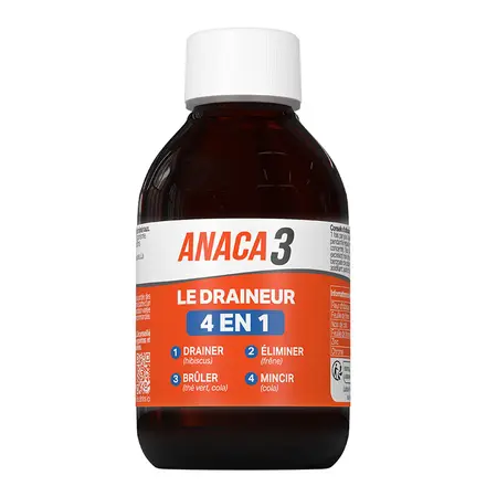 Анака3 За оптимално телесно тегло 4 в 1, 250 ml, Nutravalia