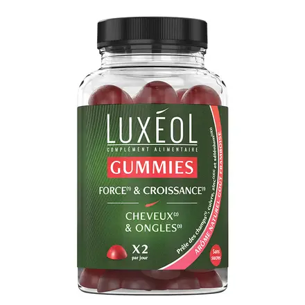 Luxéol За растеж и укрепване на косата, 60 желирани таблетки, Nutravalia