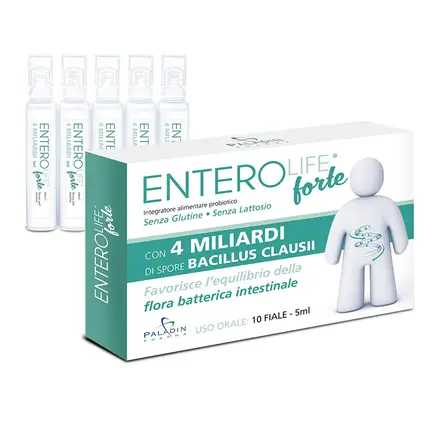 Пробиотик EnteroLife® Форте, 4 млрд. пробиотици, 10 флакона, 5 ml, Paladin Pharma
