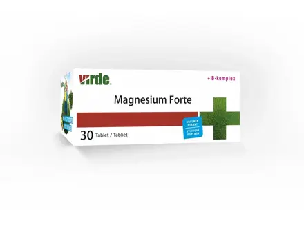 Магнезий Форте + витамин В комплекс / Magnesium Forte + B-komplex x 30 таблетки, Virde