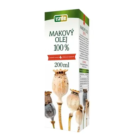 Студено пресовано масло от маково семе + витамин Е x 200 ml, Virde