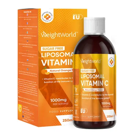 Витамин С (липозомен) 1000 mg, 250 ml, с вкус на портокал, Weight World