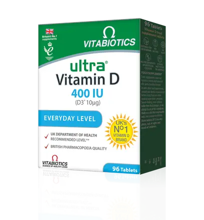 ULTRA Vitamin D 400 IU / Ултра Витамин D 400 IU 96 таблетки
