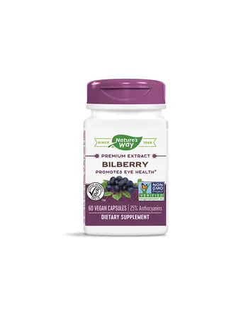 Bilberry-Черна боровинка за силно зрение, 60 капсули Nature’s Way
