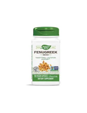 Fenugreek Seed / Сминдух (семена) 610 mg х 100 капсули Nature’s Way