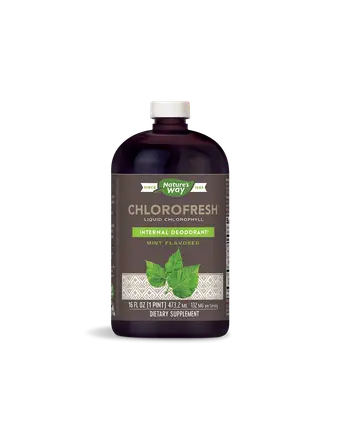 Chlorofresh® Liquid Chlorophyll / Хлорофреш® Течен Хлорофил x 473 ml с ментов вкус Nature’s Way