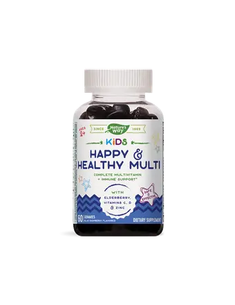 Kids Happy & Healthy Multi / Мултивитамини за деца/ х 60 желирани таблетки Nature’s Way
