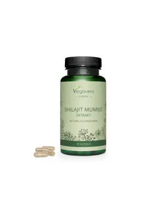 Shilajit Mumijo/ Extract Шилажит (Мумио), 90 капсули, 100% Vegan
