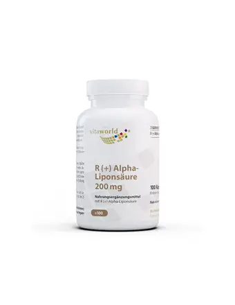 R(+) Aлфа липоева киселина, 200 mg x 100 капсули, Vita World