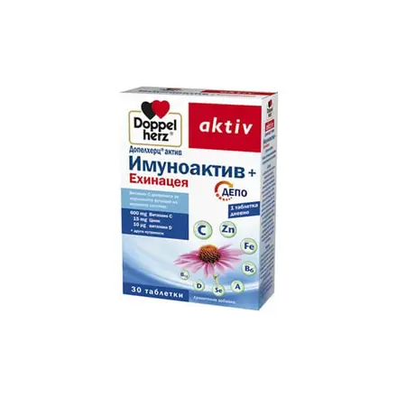 Doppelherz Activ Имуноактив + Ехинацея Депо 30 таблетки