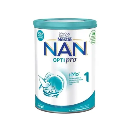 Nestle NAN Optipro 1 HM-O Адаптирано мляко за кърмачета 0-6М 400 гр