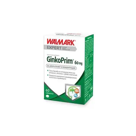 Walmark GinkoPrim Гинко Прим 60 мг 60 таблетки