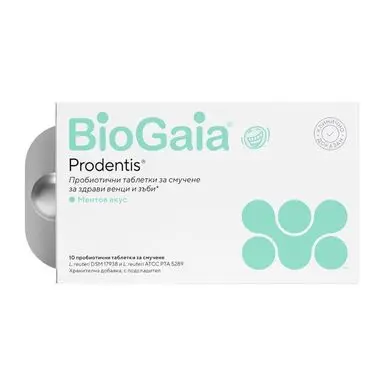 BioGaia Prodentis Пробиотици за здравето на венците и зъбите х10 таблетки за смучене