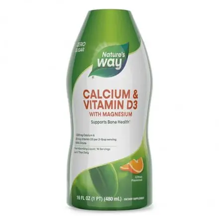 Nature’s Way Calcium Vitamin D3 Калций и Витамин D3 480мл
