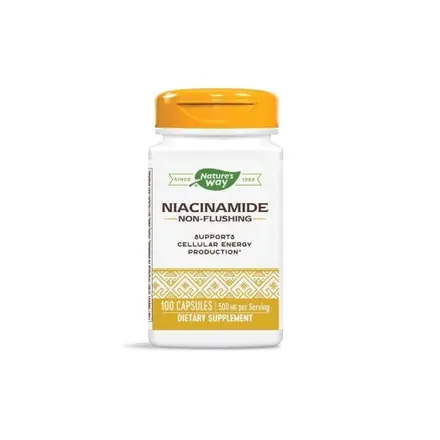 Nature’s Way Ниацинамид (витамин В3, непредизвикващ зачервяване ) 500mg