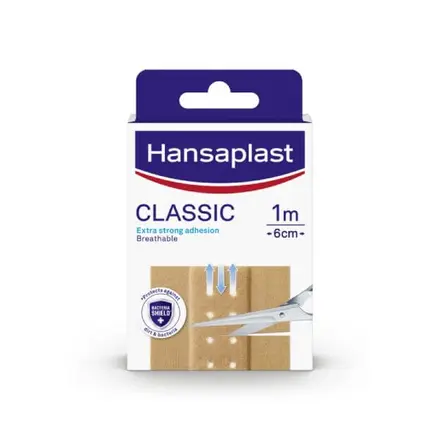 Hansaplast Classic Пластири за малки рани 1м х6см